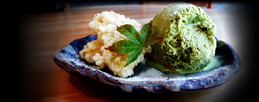 Miyabi Sushi Japanese Restaurant - Green Tea Ice Cleam